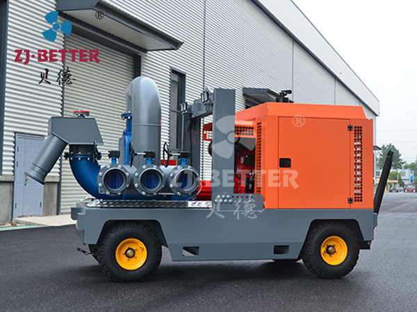 大流量防汛排澇移動(dòng)泵車